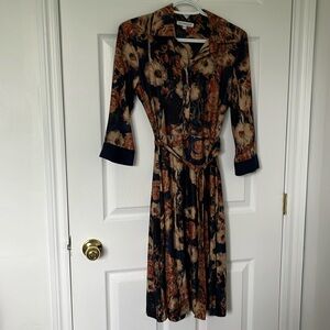 Floral Navy Dress
